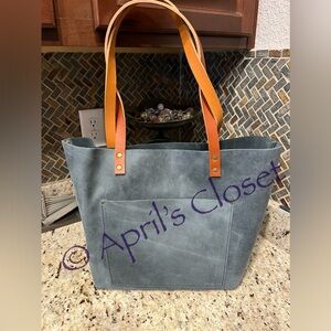 NWOT Portland Leather Goods Large Tote